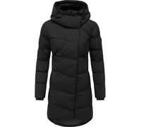 Wintermantel RAGWEAR "Pavla Soft YOUMODO", Damen, Gr. L (40), schwarz, Obermaterial: 100% Polyester, Innenfutter: 100% Polyester, Wattierung: 100% Polyester, gerade ca. Mitte Oberschenkel, Ärmel ohne