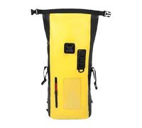 Wasserdichter Trockentasche, Roll-Top-Verschluss, 30 l große Kapazität, tragbare Reisetasche für Damen und Herren, Schwimmen, Bootfahren, Camping, Wandern, 29 x 16 x 60 cm, gelb, Refer to