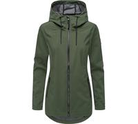 Wasserdichter Übergangsmantel mit Kapuze "Zuzka Sport" Dark Olive 5XL