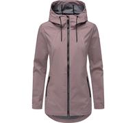 Wasserdichter Übergangsmantel mit Kapuze "Zuzka Sport" Mauve 4XL