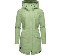 Regenmantel RAGWEAR "Begonia" Gr. XL (42), grau (graugrün) Damen Mäntel Übergangsmäntel (82812762-XL)
