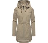 Kurzmantel RAGWEAR "Dakkota B", Damen, Gr. M (38), grün (olivgrün), Obermaterial: 100% Polyester, Innenfutter: 100% Polyester, modisch, figurumspielend ca. Mitte Oberschenkel, hoch geschlossener Aussc