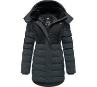 Wasserdichter Winter Steppmantel "Ashanta Block" Dark Grey XXXL