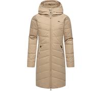 Steppmantel RAGWEAR "Dizzie Coat" Gr. XS (34), grau (taupe) Damen Mäntel (61827318-XS) taupe