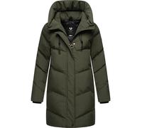 Wasserdichter Winter Steppmantel mit Kapuze "Avelin" Dark Olive L