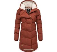 Wintermantel RAGWEAR "Pavla", Damen, Gr. L (40), braun (zimt), Außenmaterial: 100% Polyester. Innenfutter: 100% Polyester. Wattierung: 100% Polyester, figurbetont ca. Mitte Oberschenkel, Ärmel ohne Är