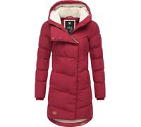 Wasserdichter Winter Steppmantel mit Kapuze "Pavla" Dark Red25 4XL