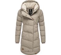 Wasserdichter Winter Steppmantel mit Kapuze "Pavla" Taupe24 L