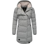 Wintermantel RAGWEAR "Pavla", Damen, Gr. 5XL (50), weiß (altweiß), Außenmaterial: 100% Polyester; Innenfutter: 100% Polyester; Wattierung: 100% Polyester, figurbetont ca. Mitte Oberschenkel, Ärmel ohn