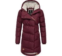 Wasserdichter Winter Steppmantel mit Kapuze "Pavla" Wine Red22 4XL