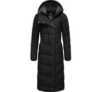 wasserdichter Winter Steppmantel "Pavla Long" Black XXL