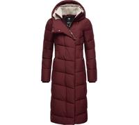 wasserdichter Winter Steppmantel "Pavla Long" Wine Red 5XL