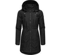 Wasserdichter Wintermantel mit abnehmbarer Kapuze "Dakkota" Black S