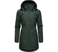 Wasserdichter Wintermantel mit abnehmbarer Kapuze "Dakkota" Dark Green L