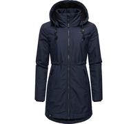 Winterjacke RAGWEAR "Dakkota", Damen, Gr. S (36), blau (navy), Außenmaterial: 100% Polyester; Innenfutter: 100% Polyester; Wattierung: 100% Polyester, tailliert ca. Mitte Oberschenkel, hoch geschlosse