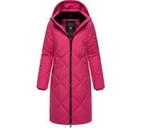 Wasserdichter Wintermantel mit abnehmbarer Kapuze "Rebela" Fuchsia M