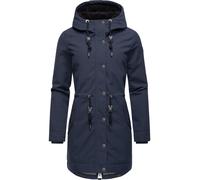 Kurzmantel RAGWEAR "Canny Canvas" Gr. XXL (44), blau (navy) Damen Mäntel (41713009-XXL) navy