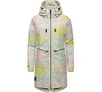 Wintermantel RAGWEAR "Holstic Print" Gr. XS (34), grün (hellmint) Damen Mäntel (29785429-XS) hellmint