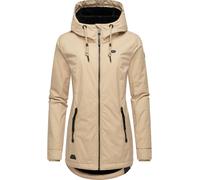 Ragwear Damen warme Winterjacke kurz mit Kapuze Zuzka Winter Taupe24 Gr. XL