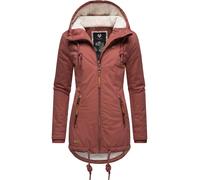 Winterjacke RAGWEAR "Zuzka Winter", Damen, Gr. 6XL (52), orange (terra), Außenmaterial: 100% Polyester. Innenfutter: 100% Polyester. Wattierung: 100% Polyester, tailliert Po-bedeckend, mit Knopf Ripps