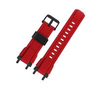 Wasserdichtes Armband aus massivem Silikonstahl, passend for das Casio MTG-B1000 G1000-Ersatzarmband(Red Black)