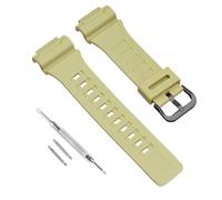 Wasserdichtes Ersatzarmband aus Naturharz für Casio SGW-300H AE-1200 W-800H AQ- S800W AQ-S810W, Beige 2