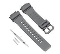 Wasserdichtes Ersatzarmband aus Naturharz für Casio SGW-300H AE-1200 W-800H AQ- S800W AQ-S810W (Grau)