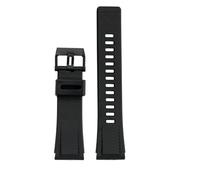 Wasserdichtes Harz-Silikonarmband, kompatibel mit Casio GA-2000/2200/2300 PRG-600 PRW-6600 PRG-650-Serie, Silikonkautschuk-Herrenarmband(Black)