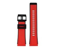 Wasserdichtes Harz-Silikonarmband, kompatibel mit Casio GA-2000/2200/2300 PRG-600 PRW-6600 PRG-650-Serie, Silikonkautschuk-Herrenarmband(Red)