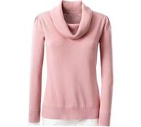 Wasserfallpullover "Pullover", Damen, Gr. 48, rosa (rosé), 55% Baumwolle, 45% Viskose, unifarben, Pullover (16427856-48) rosé