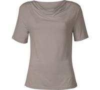 Wasserfallshirt taupe 42