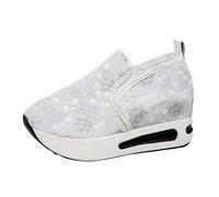 Wasserschuhe Damen und Herren, schnelltrocknend, Barfussschuhe Badeschuhe Strandschuhe Schwimmschuhe, Aquaschuhe, Sport Bequeme Sneaker Damen Sandalen Damen bequem Pantoletten Damen Sommer weiß