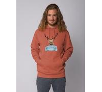 watapparel Hoodie Unisex Hirsch Heritage Brown M