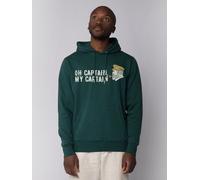 watapparel Hoodie Unisex Oh captain my captain Glazed Green S