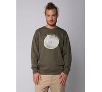 watapparel Sweatshirt Unisex Baumscheibe Khaki 3XL