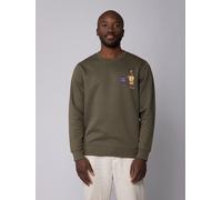 watapparel Sweatshirt Unisex Funny Cat Khaki S