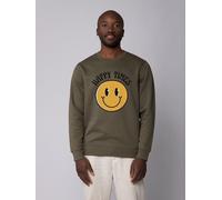 watapparel Sweatshirt Unisex Happy times smiley emoji Khaki M