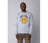 watapparel Sweatshirt Unisex Happy times smiley emoji Serene Blue M