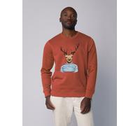 watapparel Sweatshirt Unisex Hirsch Heritage Brown XS