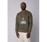 watapparel Sweatshirt Unisex Hirsch Khaki L