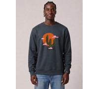 watapparel Sweatshirt Unisex Kaktus im Sonnenuntergang India Ink Grey 5XL
