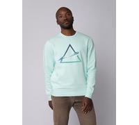 watapparel Sweatshirt Unisex Triangle Caribbean Blue XL