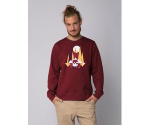 watapparel Sweatshirt Unisex Von Bären und Bergen Burgundy 5XL
