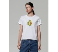 watapparel T-Shirt Frauen Avocato Cool Heather Grey XL