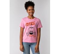 watapparel T-Shirt Frauen Coffee makes everything better brown S
