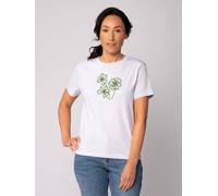 watapparel T-Shirt Frauen Glücksklee Cool Heather Grey S