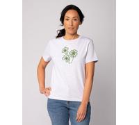 watapparel T-Shirt Frauen Glücksklee Cool Heather Grey XS