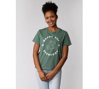 watapparel T-Shirt Frauen Happy day everyday Green Bay M