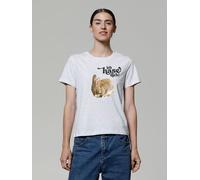 watapparel T-Shirt Frauen Ich hase dich! Cool Heather Grey XL