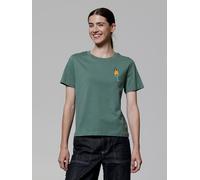 watapparel T-Shirt Frauen Mädchen Auf Fahrrad Green Bay M